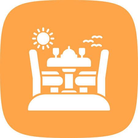 Dining Table Creative Icons Designのイラスト素材