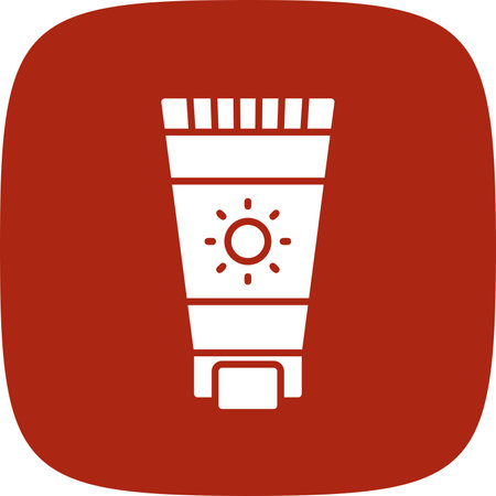 Sunscreen Iconのイラスト素材