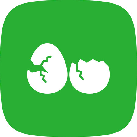 Broken Eggs Creative Icons Designのイラスト素材