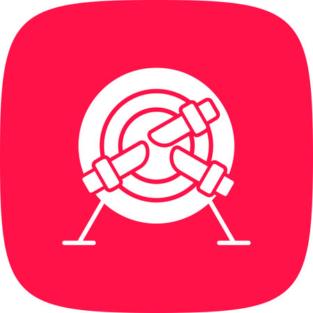 Knife Throw Iconのイラスト素材