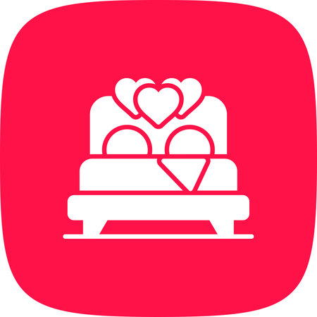 Bed Creative Icons Designのイラスト素材