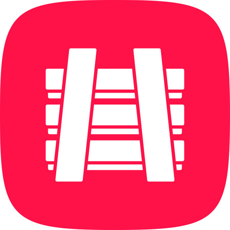 Railway Creative Icons Designのイラスト素材