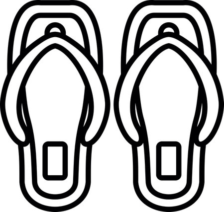 Flip Flops Creative Icons Designのイラスト素材