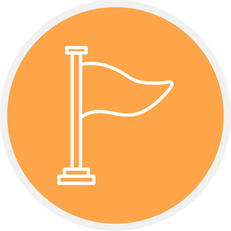 Flag Creative Icons Designのイラスト素材