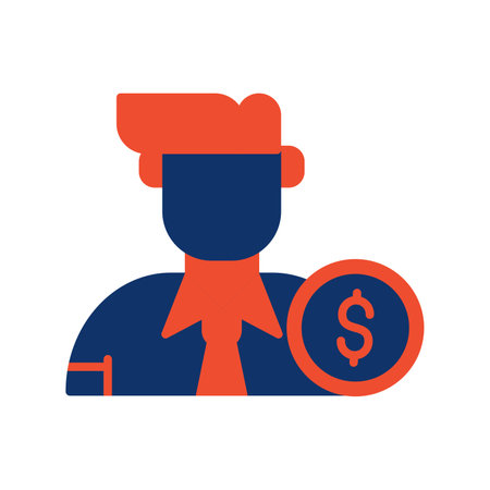 Businessman Creative Icons Designのイラスト素材