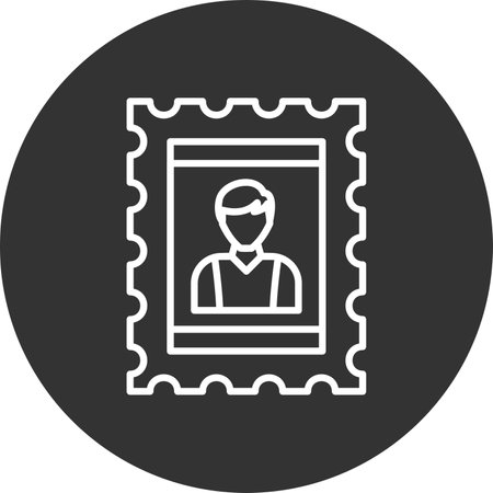 Stamp picture Iconのイラスト素材