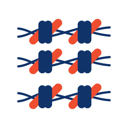Barbed Wire Creative Icons Designのイラスト素材