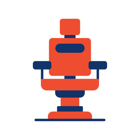 Barber Chair Creative Icons Designのイラスト素材
