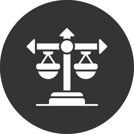 Balance Scale Creative Creative Icons Designs Designのイラスト素材