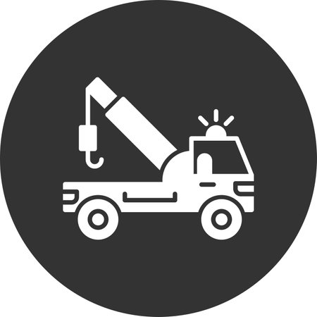 Tow Truck Creative Icons Designのイラスト素材