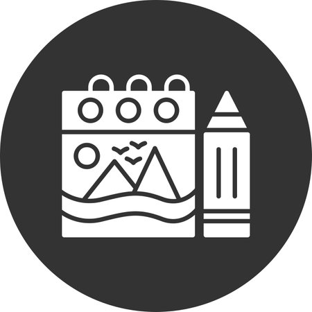 Sketchbook Creative Icons Designのイラスト素材