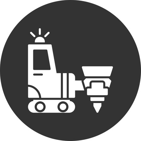 Drilling Machine Creative Creative Icons Designs Designのイラスト素材