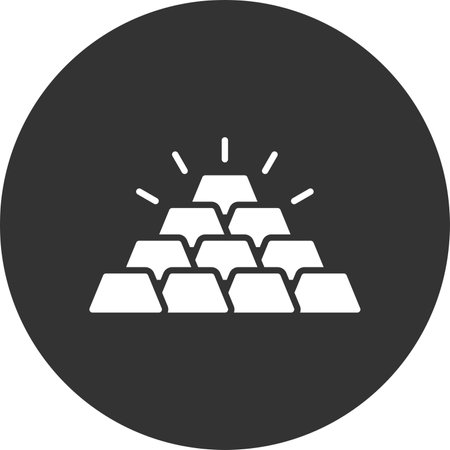 Gold Creative Icons Designのイラスト素材