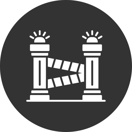 Police Line Creative Creative Icons Designs Designのイラスト素材