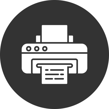 Printer Creative Icons Design