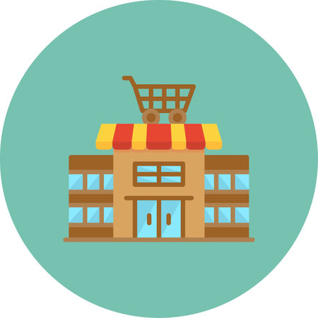 Supermarket Creative Icons Designのイラスト素材