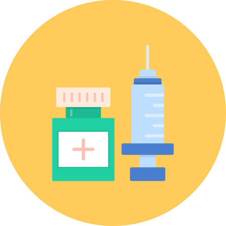 Vaccination Creative Icons Designのイラスト素材