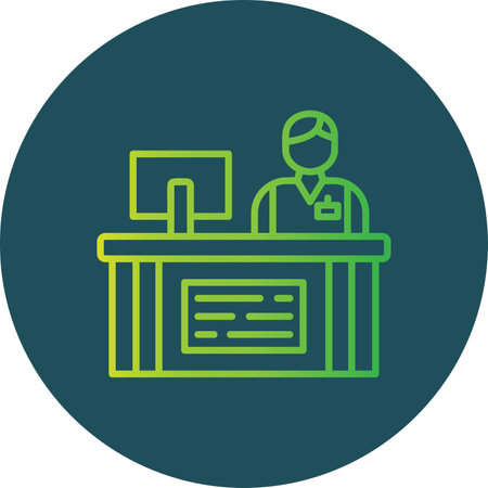 Cashier Creative Icons Designのイラスト素材