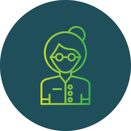 Old Woman Creative Creative Icons Designs Designのイラスト素材