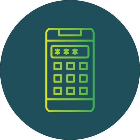 Pin Code Creative Icons Design