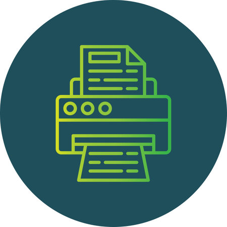 Printer Creative Creative Icons Designs Design