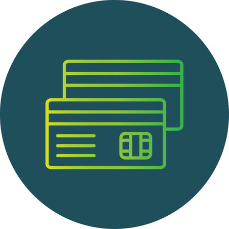 Credit Card Creative Icons Designのイラスト素材