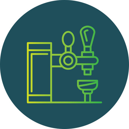 Bar Tap Creative Icons Designのイラスト素材