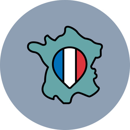 France Creative Creative Icons Designs Designのイラスト素材