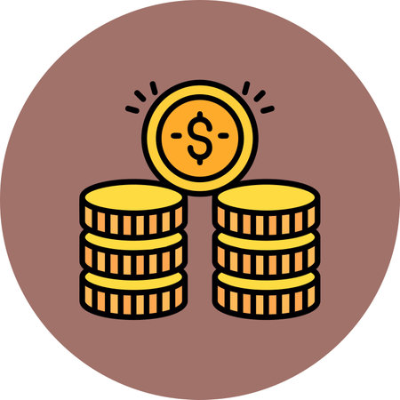 Coin Creative Creative Icons Designs Designのイラスト素材