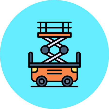 Scissor Lift Creative Creative Icons Designs Designのイラスト素材