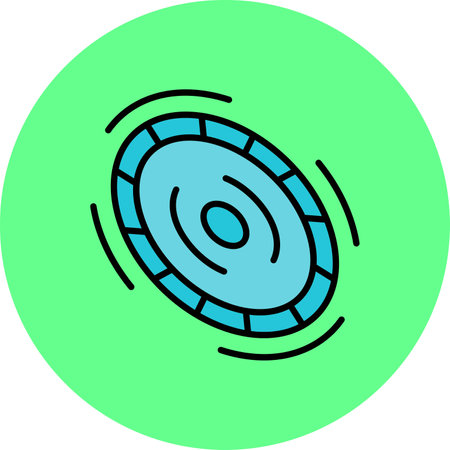 Frisbee Creative Icons Designのイラスト素材