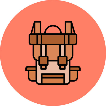 Backpack Creative Creative Icons Designs Designのイラスト素材