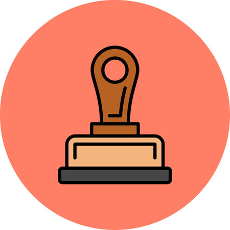 Stamp Creative Icons Designのイラスト素材