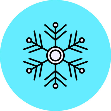 Snowflake Creative Icons Designのイラスト素材