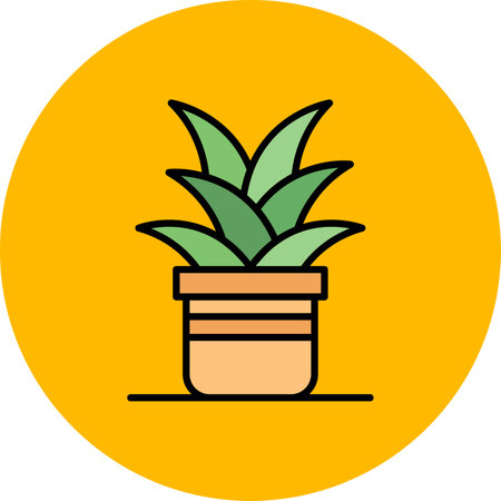 Plant Pot Creative Creative Icons Designs Designのイラスト素材