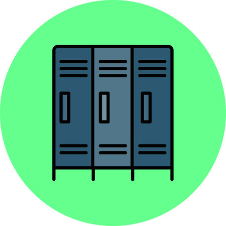 Lockers Creative Icons Designのイラスト素材