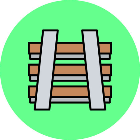 Railway Creative Creative Icons Designs Designのイラスト素材