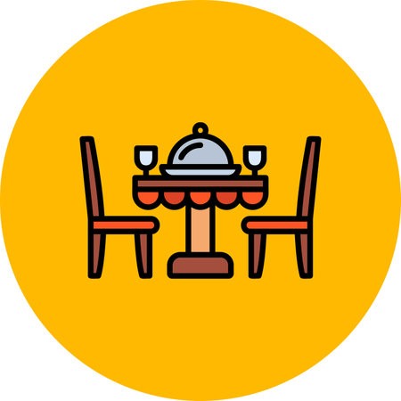 Dinner Creative Icons Designのイラスト素材