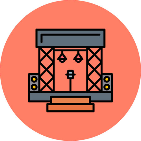 Stage Creative Icons Designのイラスト素材