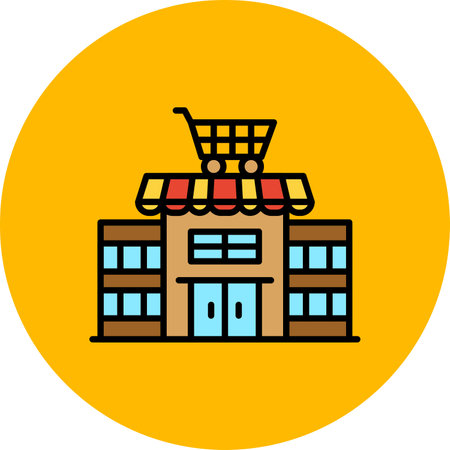 Supermarket Creative Icons Designのイラスト素材