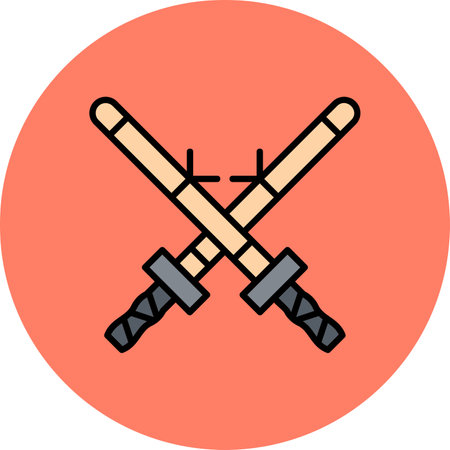Kendo Creative Creative Icons Design Designのイラスト素材