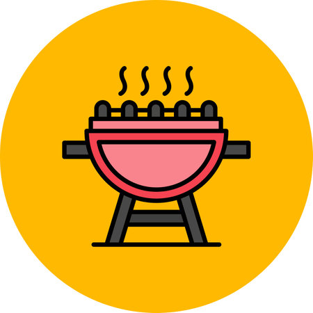 Grill Creative Creative Icons Designs Designのイラスト素材