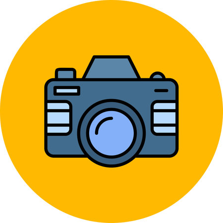 Photo Camera Creative Icons Design