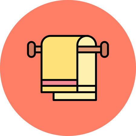 Towel Creative Creative Icons Designs Designのイラスト素材