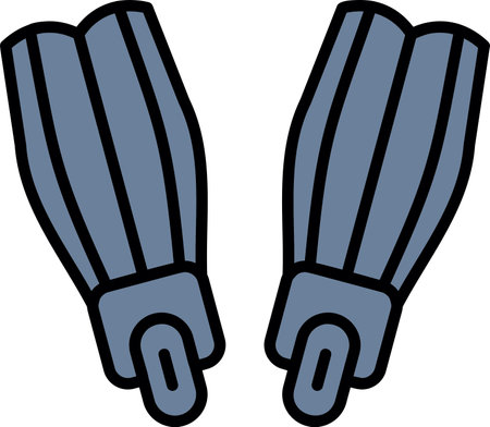 Flippers Creative Creative Icons Designs Designのイラスト素材