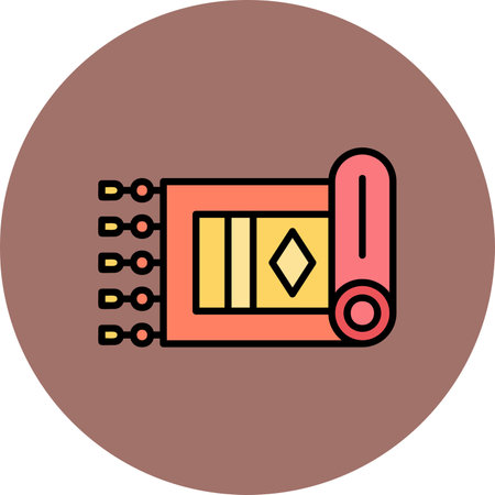 Carpet Creative Icons Designのイラスト素材