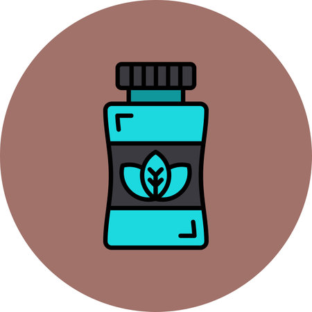 Mouthwash Creative Icons Designのイラスト素材