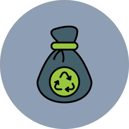 Waste Bag Creative Creative Icons Designs Designのイラスト素材