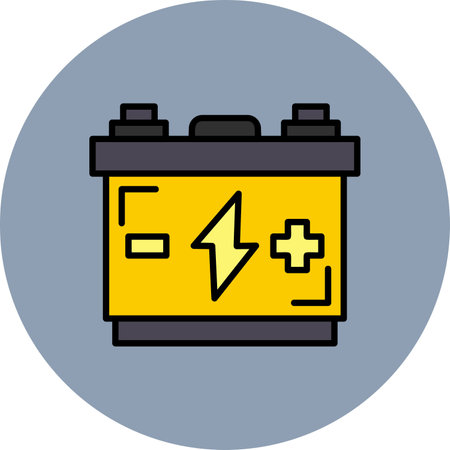 Battery Creative Icons Designのイラスト素材