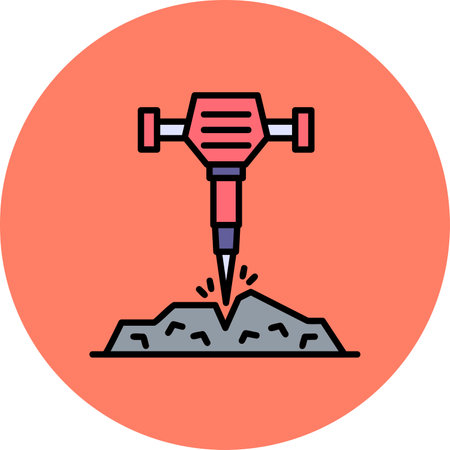 Drill Creative Creative Icons Designs Designのイラスト素材